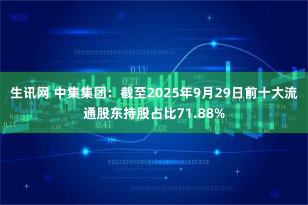 生讯网 中集集团：截至2025年9月29日前十大流通股东持股占比71.88%