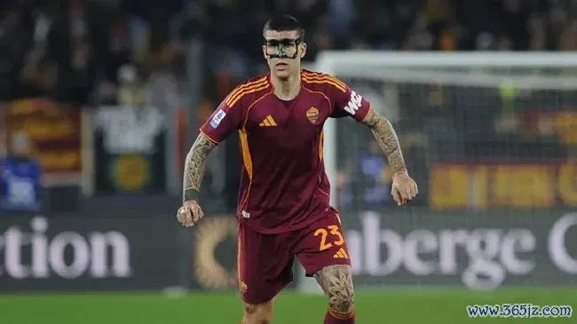 罗马主力中卫曼奇尼因上场比赛染红停赛